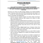 Surat Edaran Pengumuman PPBAI (Halaman 1)